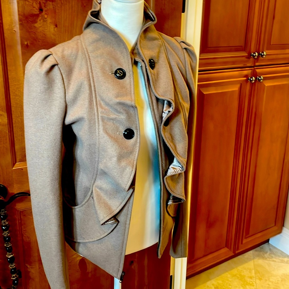 Jacket from Anthropologie. Super cute and barely worn…doesn’t fit anymore.